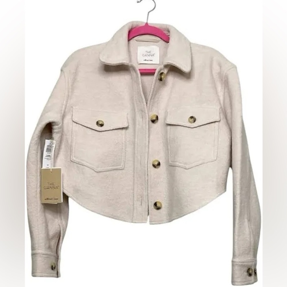ARITZIA/ WILFRED Cream Women's Cropped Jacket